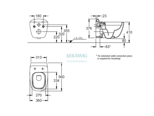 Keramag Citterio 203570