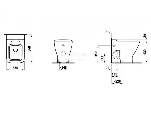 Унитаз Laufen Palace New 8.2370.1