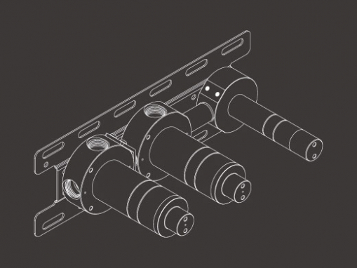 CeaDesign PTR04 Встраиваемая часть смесителя для душа