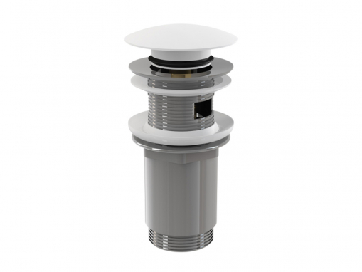 Alcaplast A392B Слив для раковины, белая крышка