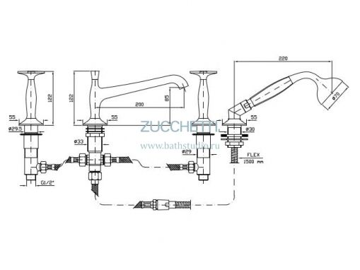 Смеситель Zucchetti Bellagio ZB1441